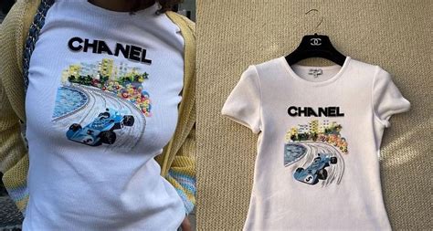 chanel f1 shirt price|chanel's formula 1 shirts.